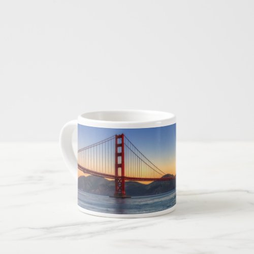 Golden Gate Bridge from San Francisco bay trail Espresso Cup