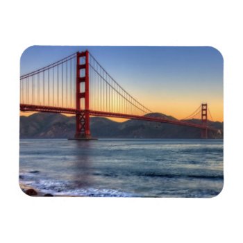 Golden Gate Bridge From San Francisco Bay Trail. Magnet by iconicsanfrancisco at Zazzle