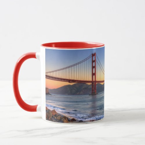 Golden Gate Bridge from San Francisco bay trail Mug