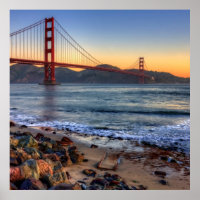 Golden Gate Bridge from San Francisco bay trail.