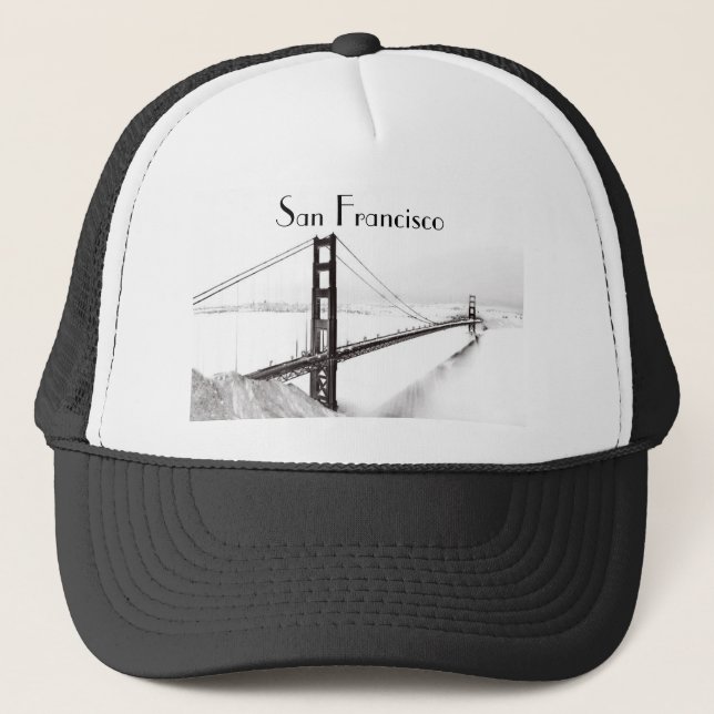 Golden Gate Bridge Hat, San Francisco Trucker Hat (Front)