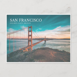 Golden Gate Bridge Holiday Postcard
