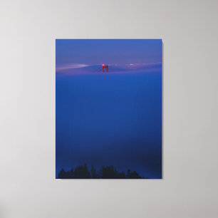 Golden Gate Bridge in Fog Canvas Print
