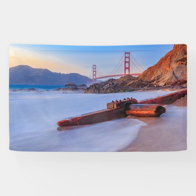 Golden Gate Bridge in San Francisco, Baker Beach Banner (Horizontal)