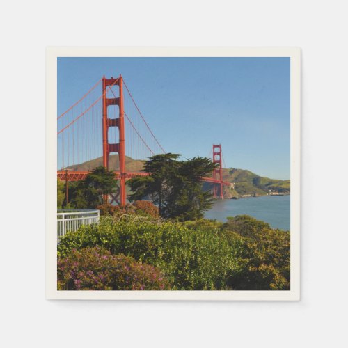 Golden Gate Bridge in San Francisco California Napkins