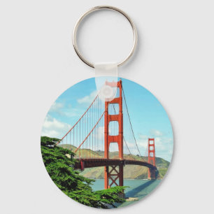 Golden Gate Bridge In San Francisco Keychain