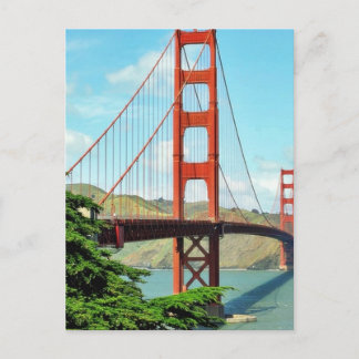 Golden Gate Bridge In San Francisco Postcard