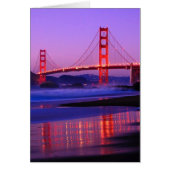 Golden Gate Bridge on Baker Beach at Sundown (Front)