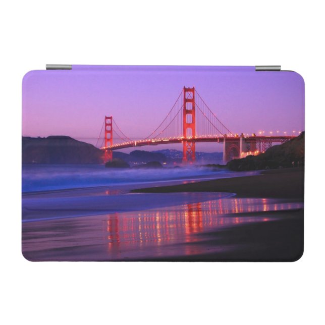 Golden Gate Bridge on Baker Beach at Sundown iPad Mini Cover (Horizontal)