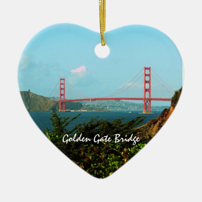 Golden Gate Bridge Ornament (Front)