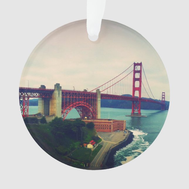 Golden Gate Bridge Ornament (Front)