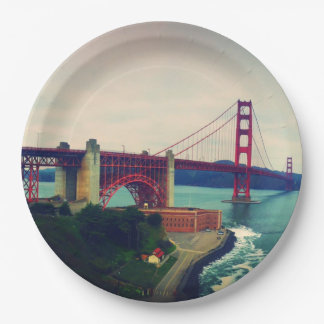Golden Gate Bridge Paper Plates