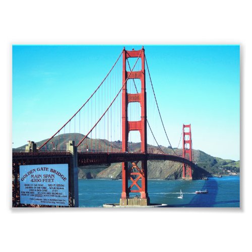 Golden Gate Bridge Photo Print