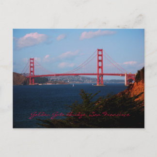 Golden Gate Bridge Postcard