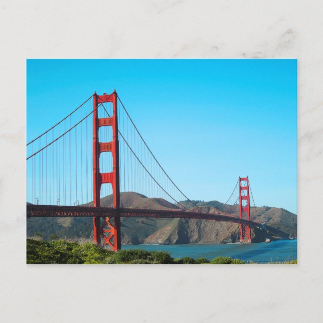 Golden Gate Bridge Postcard (Front)