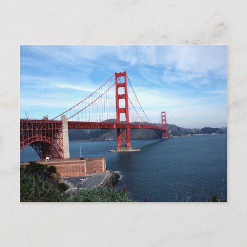 Golden Gate Bridge Postcard