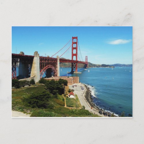 Golden Gate Bridge Postcard