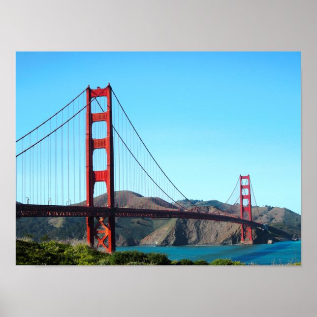 Golden Gate Bridge Poster (Front)