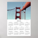 Golden Gate Bridge San Francisco 2026 Calendar Poster