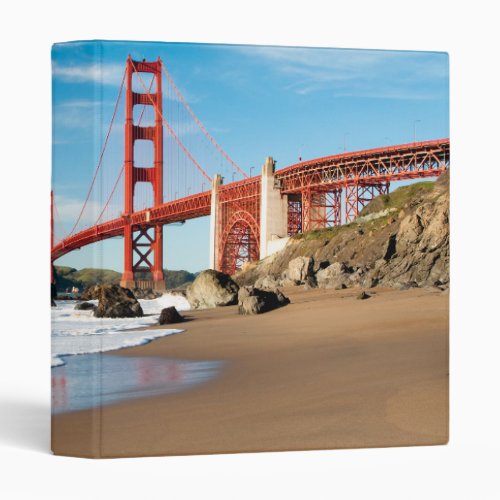 Golden Gate Bridge  San Francisco 3 Ring Binder