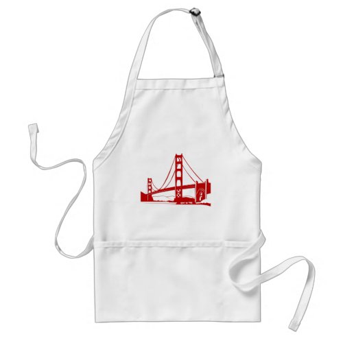 Golden Gate Bridge _ San Francisco CA Adult Apron