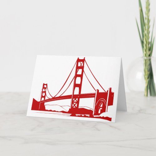 Golden Gate Bridge _ San Francisco CA Card