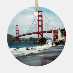 Golden Gate Bridge San Francisco CA Ceramic Ornament