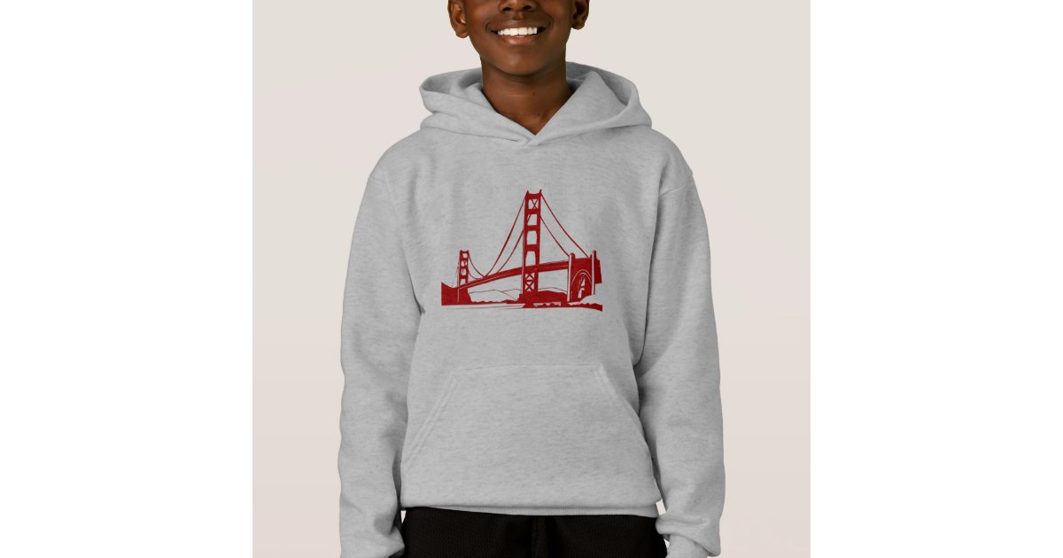 San Francisco California Golden Gate Bridge Pullover Hoodie