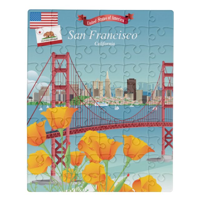 Golden Gate Bridge | San Francisco, CA Jigsaw Puzzle (Puzzle Vertical)