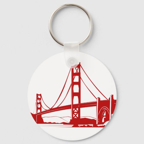 Golden Gate Bridge _ San Francisco CA Keychain