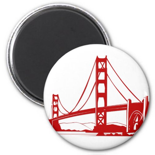 Golden Gate Bridge _ San Francisco CA Magnet
