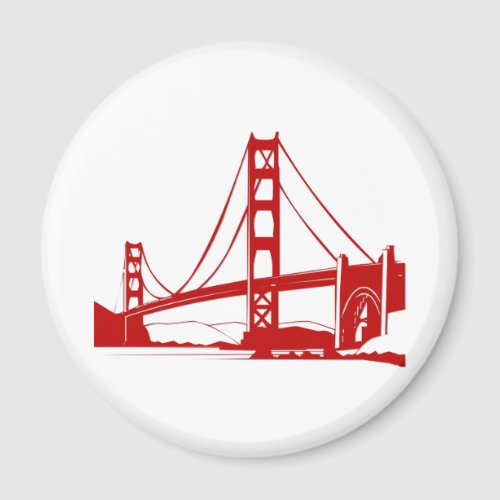 Golden Gate Bridge _ San Francisco CA Magnet