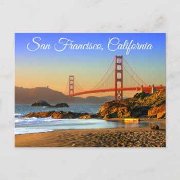 Golden Gate Bridge San Francisco Ca Postcard by merrydestinations at Zazzle