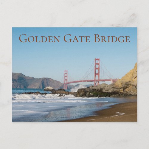 Golden Gate Bridge San Francisco CA Postcard