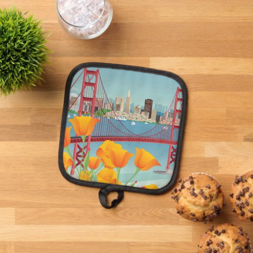 Golden Gate Bridge  San Francisco CA Pot Holder