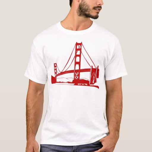 Golden Gate Bridge - San Francisco, CA T-Shirt | Zazzle