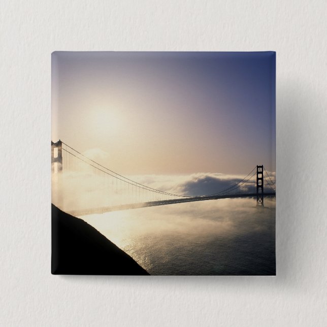 Golden Gate Bridge, San Francisco, California, 4 Pinback Button (Front)