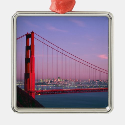 Golden Gate Bridge San Francisco California 7 Metal Ornament