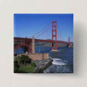 Golden Gate Bridge, San Francisco, California, 8 Button