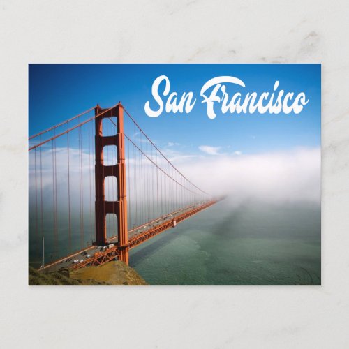 Golden Gate Bridge San Francisco California CA Postcard