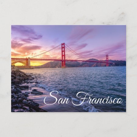 Golden Gate Bridge San Francisco, California Ca Postcard