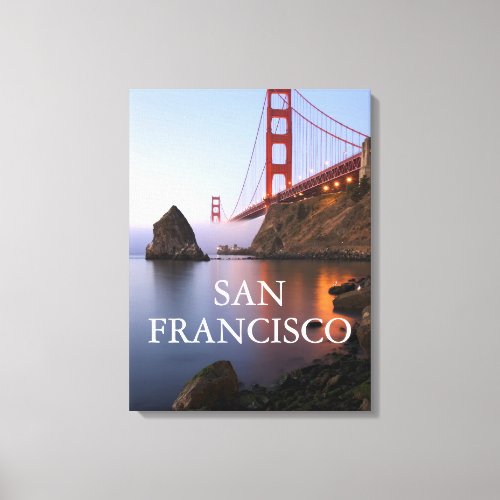 Golden Gate Bridge  San Francisco California Canvas Print