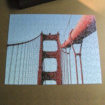 Golden Gate Bridge–san Francisco  California Photo Jigsaw Puzzle by RocklawnArts at Zazzle