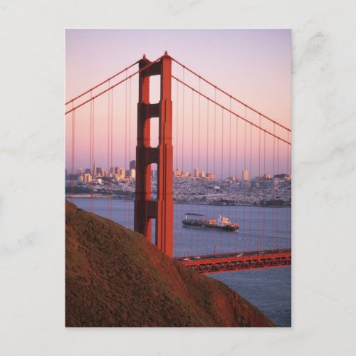 Golden Gate Bridge San Francisco California Postcard