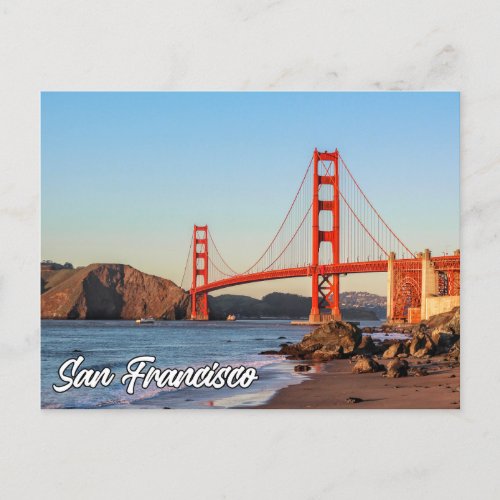 Golden Gate Bridge San Francisco California Postcard