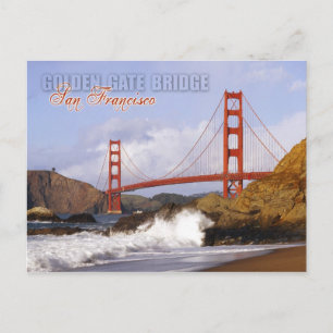 Golden Gate Bridge, San Francisco, California Postcard