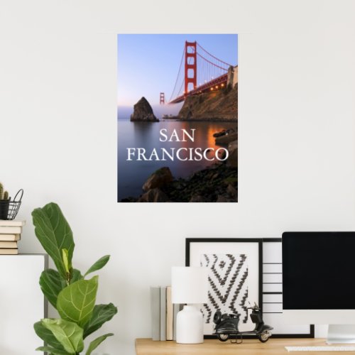 Golden Gate Bridge  San Francisco California Poster