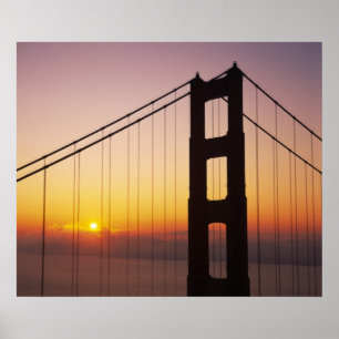 Golden Gate Bridge, San Francisco, California, Poster