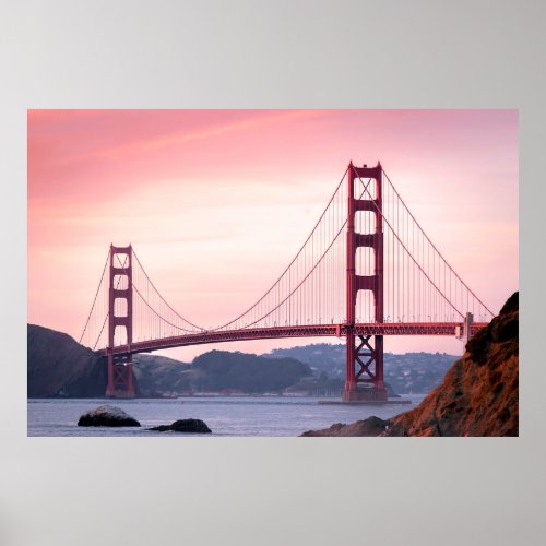 Golden Gate Bridge San Francisco California Poster