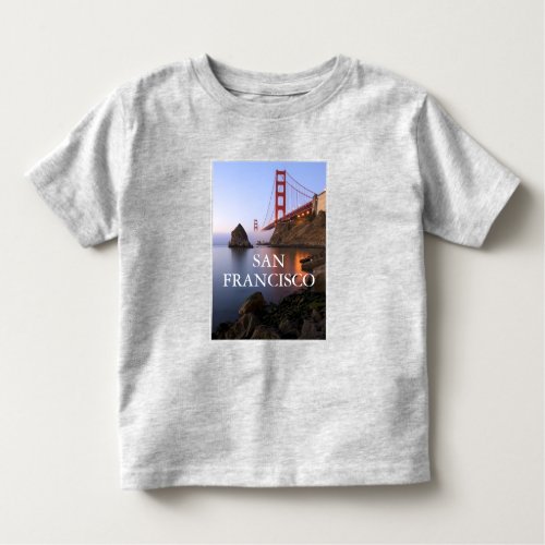 Golden Gate Bridge  San Francisco California Toddler T_shirt